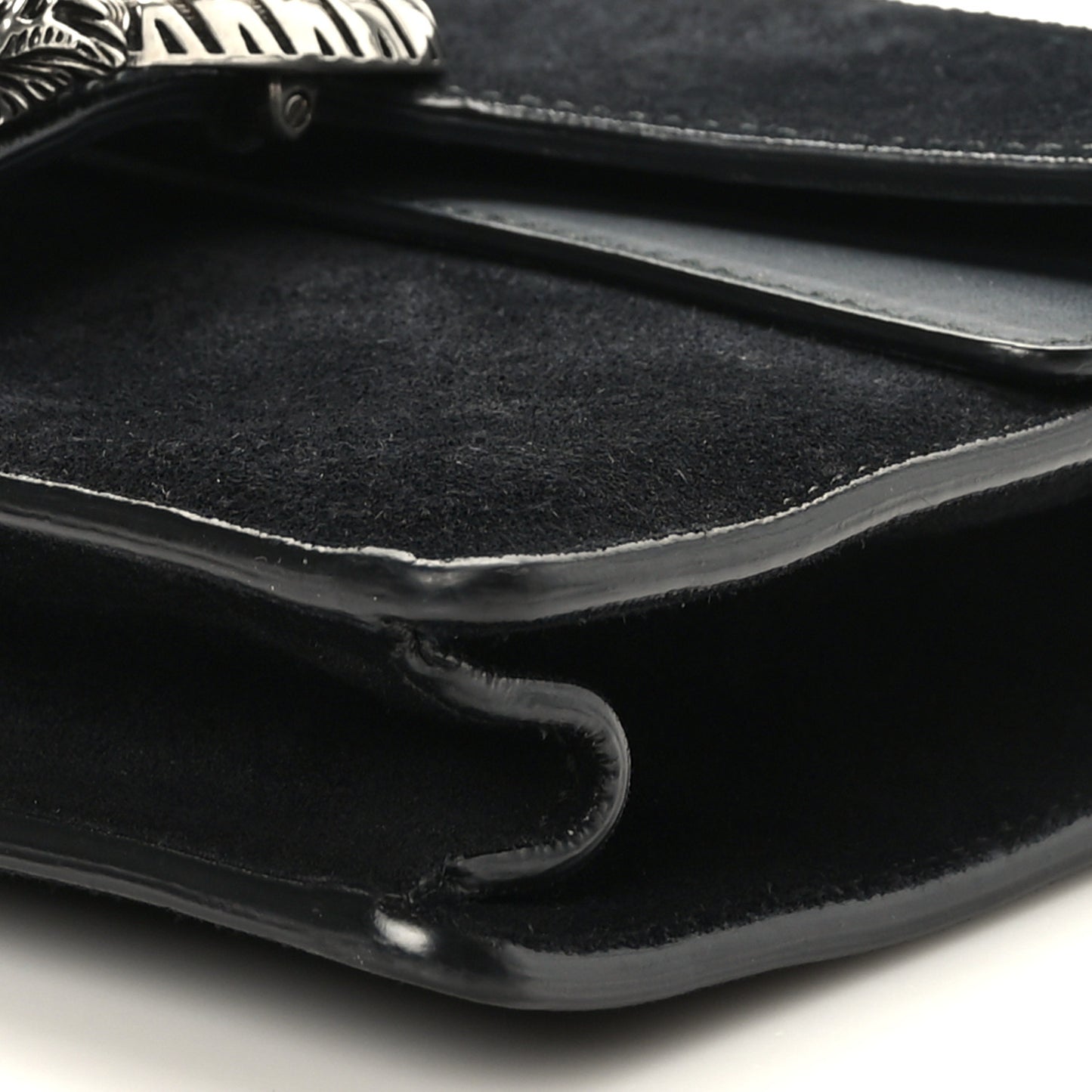 Suede Mini Dionysus Shoulder Bag Black