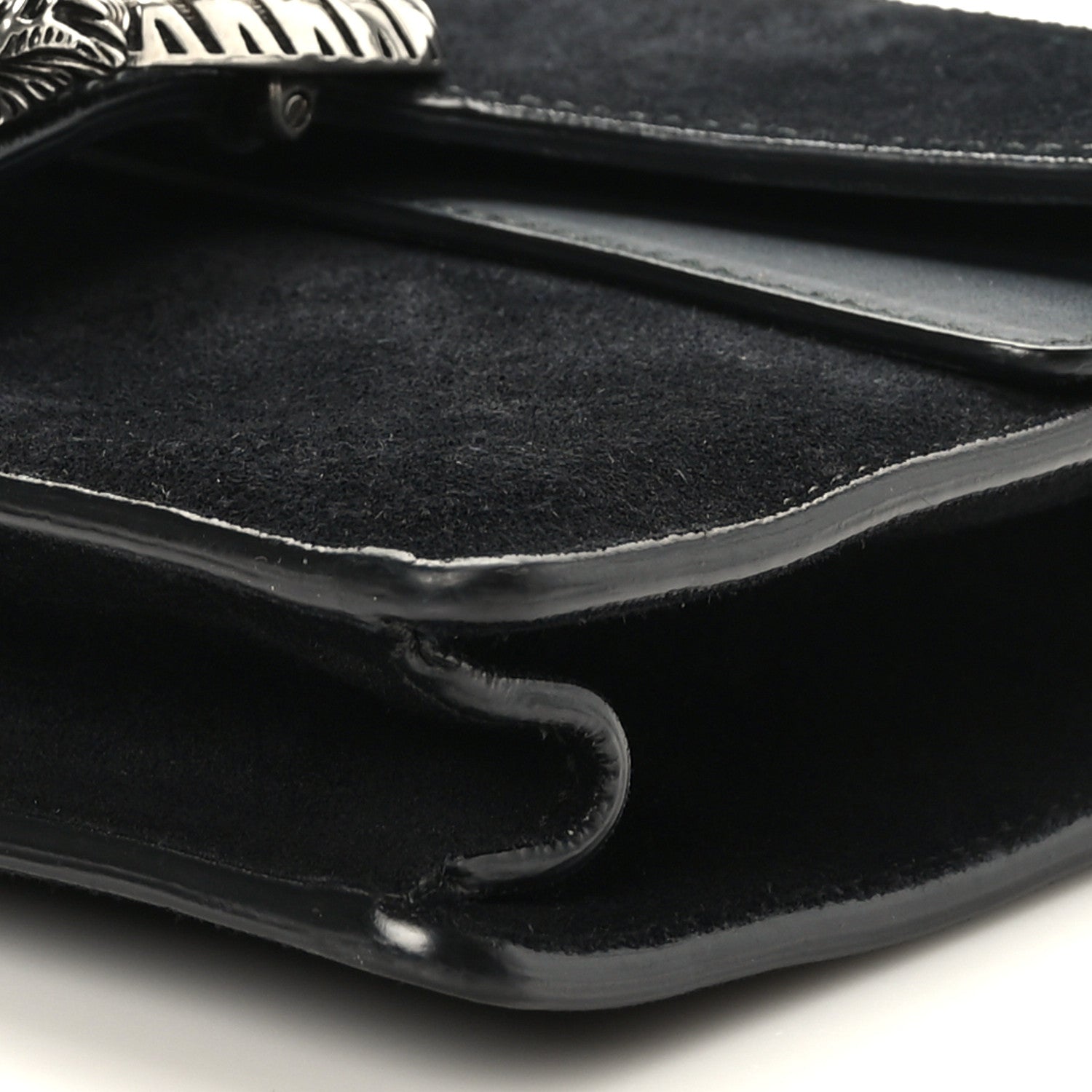 Gucci Suede Mini Dionysus Shoulder Bag Black 9 of 9