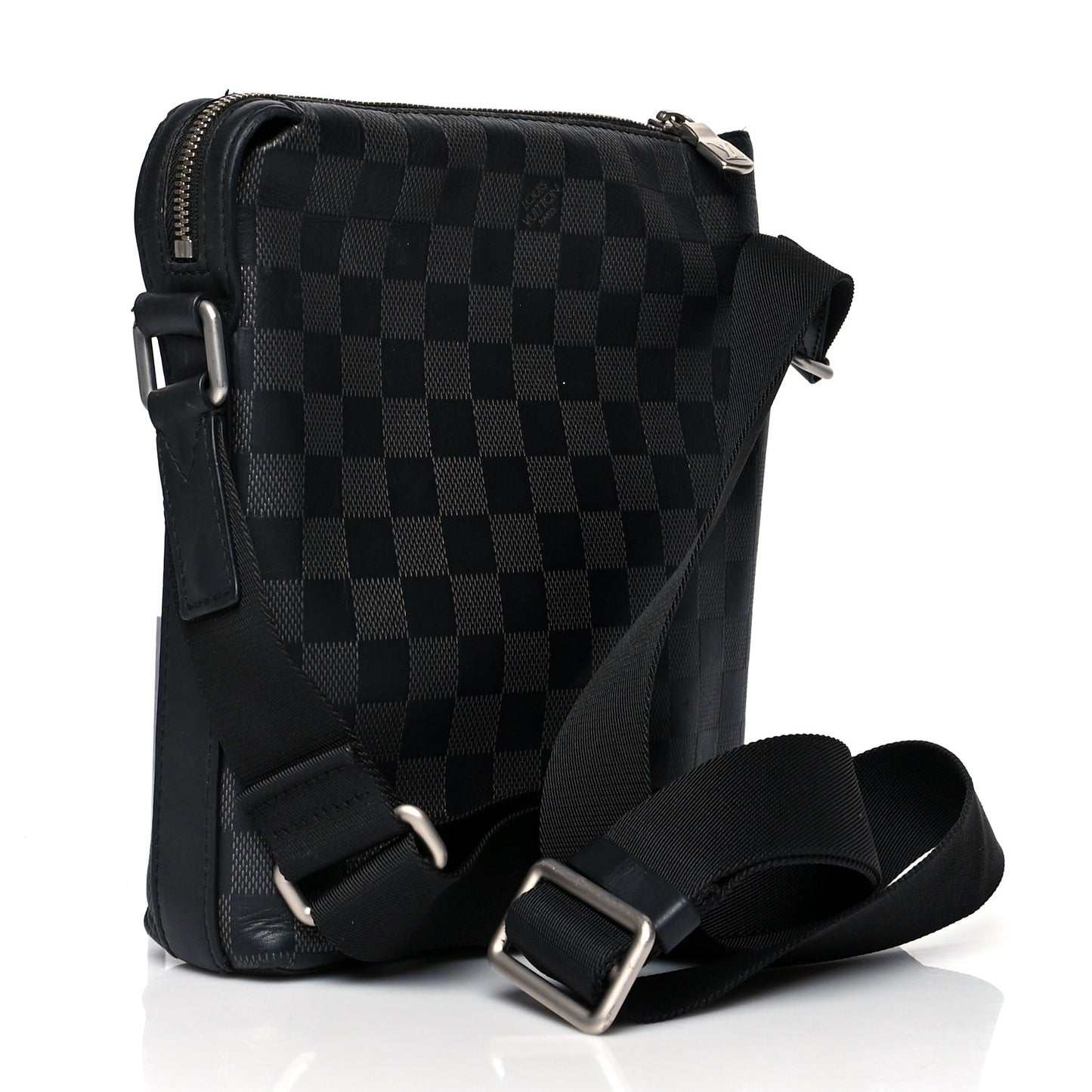 Damier Infini Discovery Messenger BB Onyx