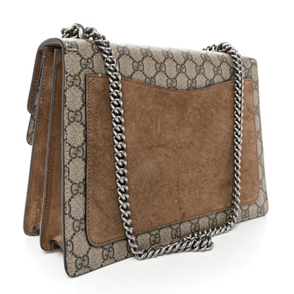 Gucci GG Supreme Monogram Medium Dionysus Shoulder Bag Taupe 3 of 12