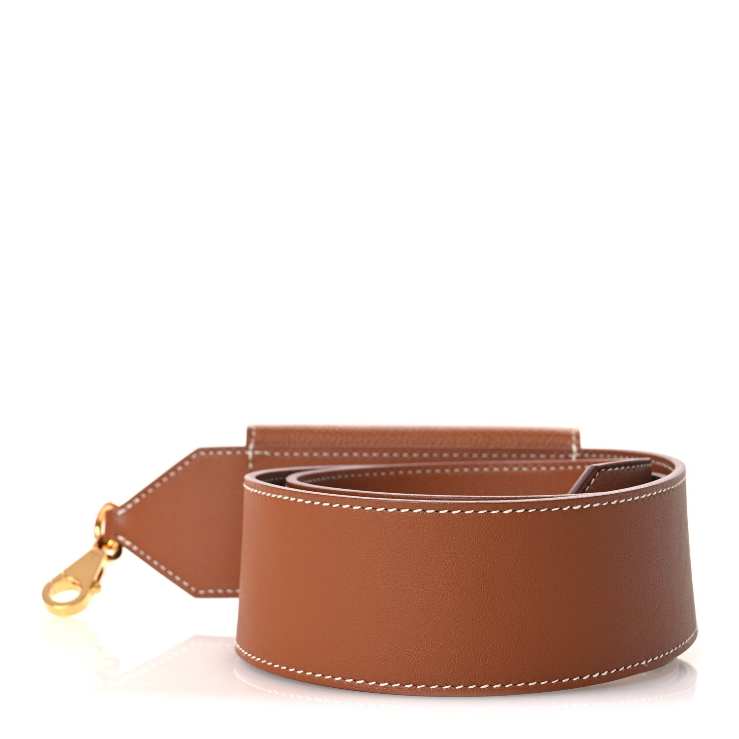 Hermes Swift Epsom Pocket Kelly Shoulder Strap Gold 2 of 8