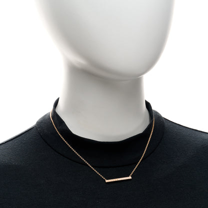 Chopard 18K Rose Gold Diamond Ice Cube Pure Necklace 2 of 5