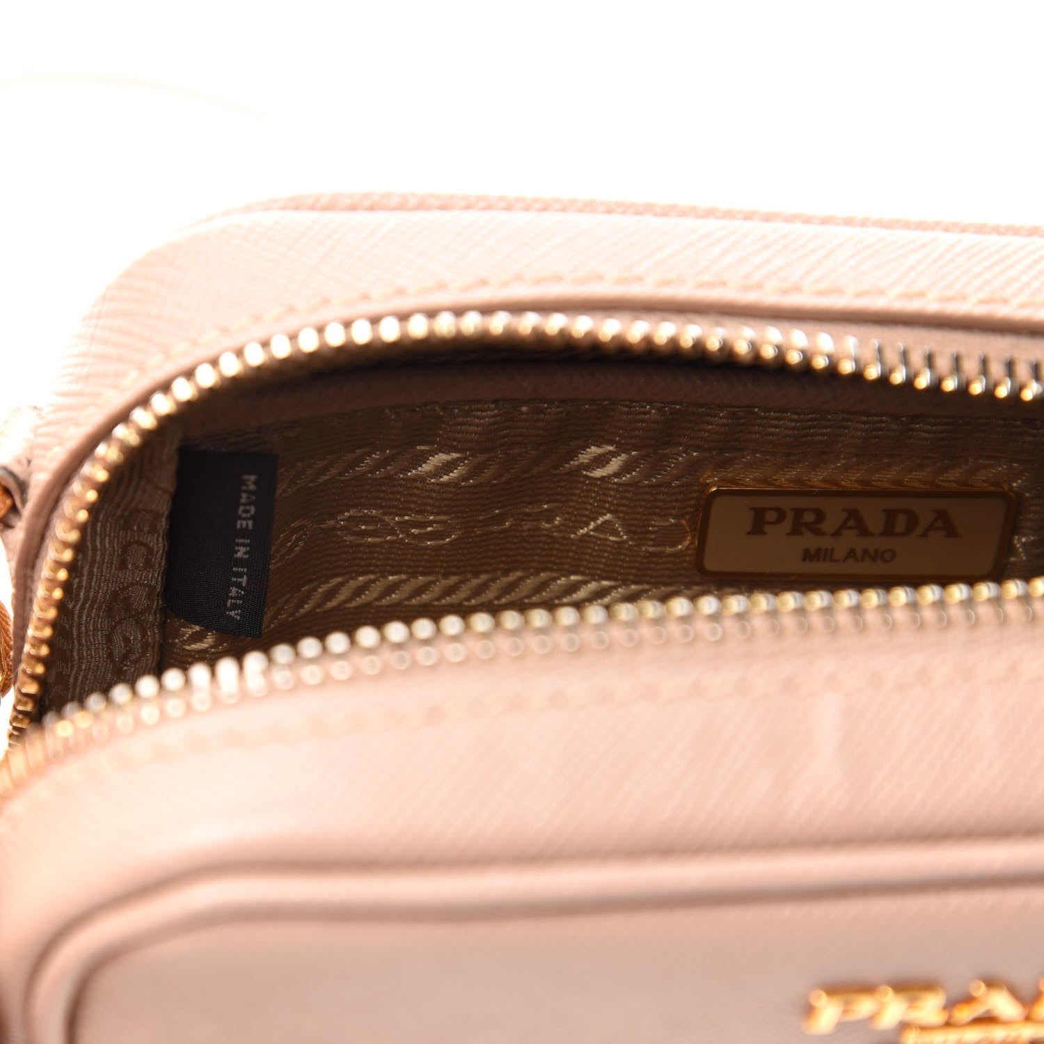 Prada Saffiano Mini Camera Crossbody Cammeo 9 of 10