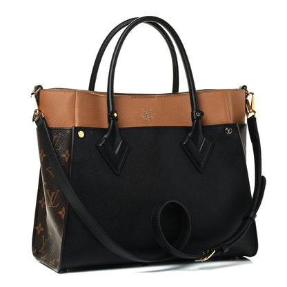 Louis Vuitton Calfskin Monogram On My Side Black 2 of 4