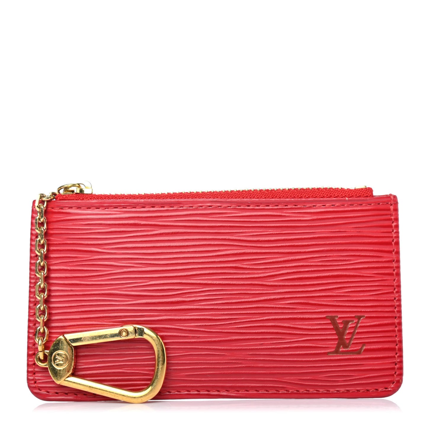 Epi Key Pouch Castillan Red