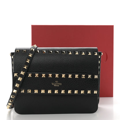 Valentino Garavani Vitello Rockstud Side Slip Crossbody Black 13 of 13