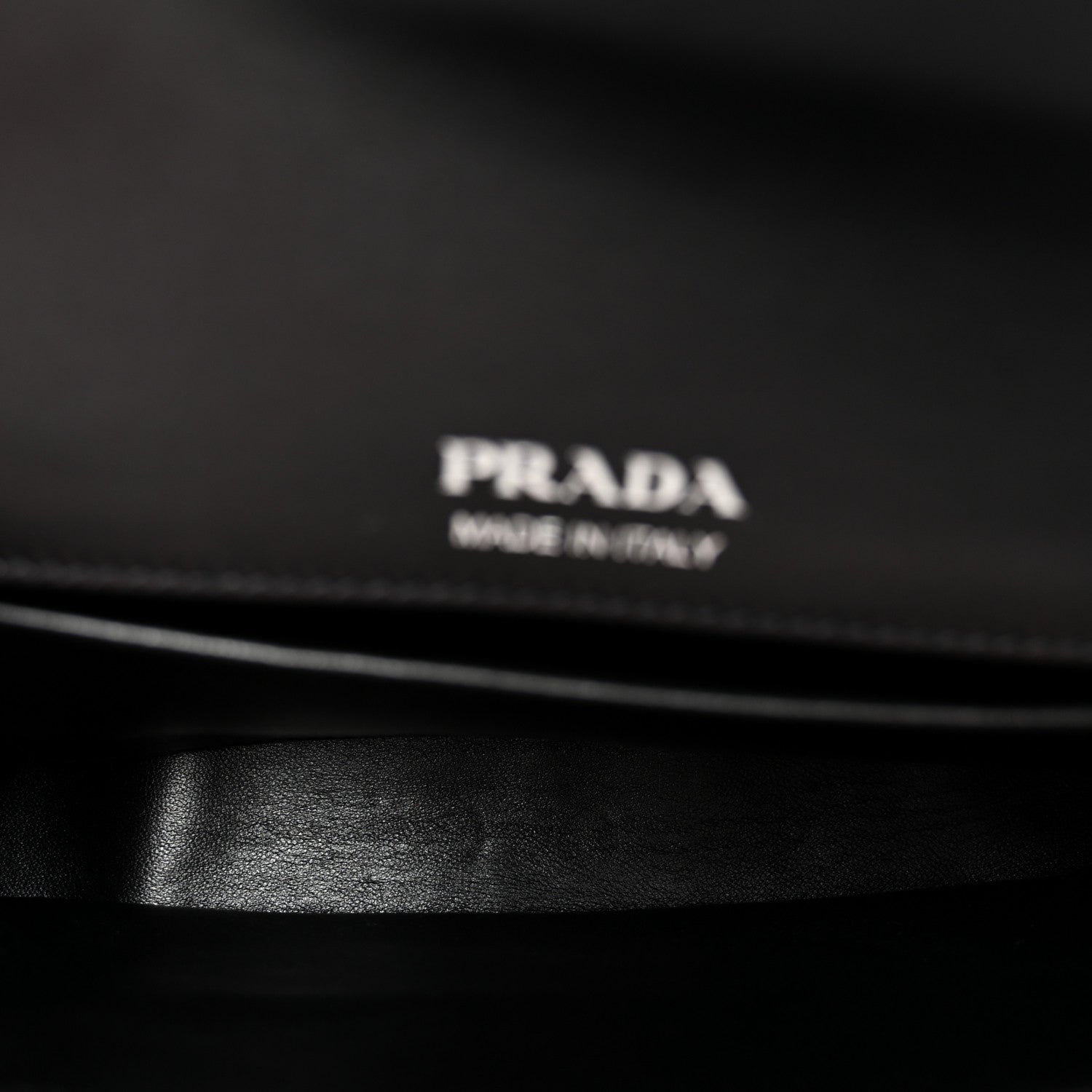 Prada City Calfskin Saffiano Sidonie Shoulder Bag Black 5 of 10