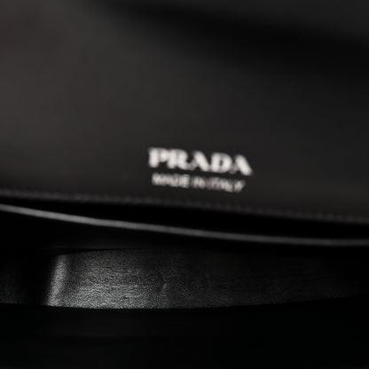Prada City Calfskin Saffiano Sidonie Shoulder Bag Black 5 of 10
