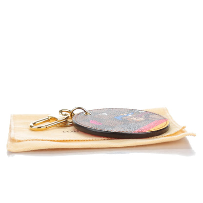 Louis Vuitton Damier Ebene 2015 Christmas Animation Bag Charm Key Ring 6 of 6
