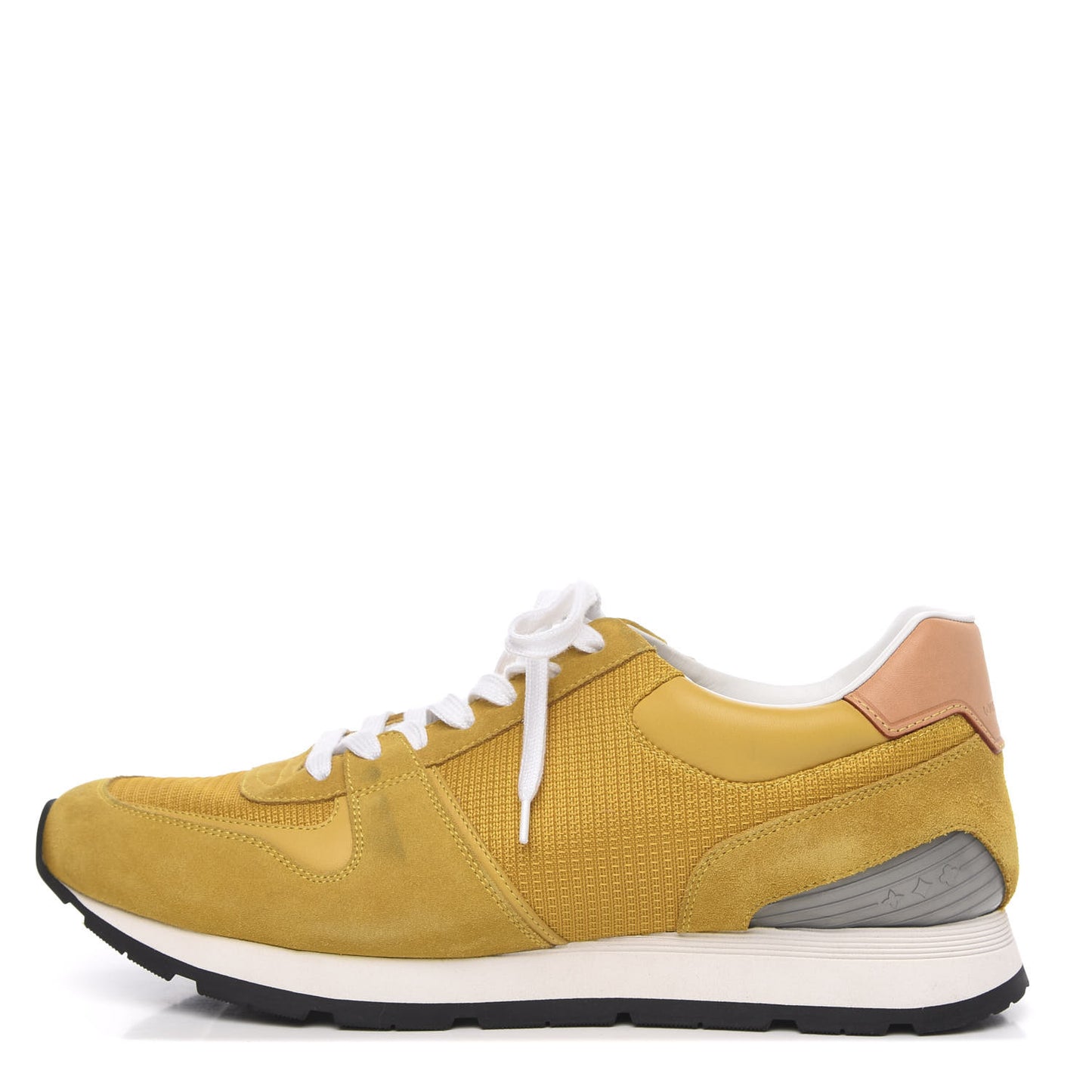 Calfskin Suede Abbesses Sneakers 8 Jaune