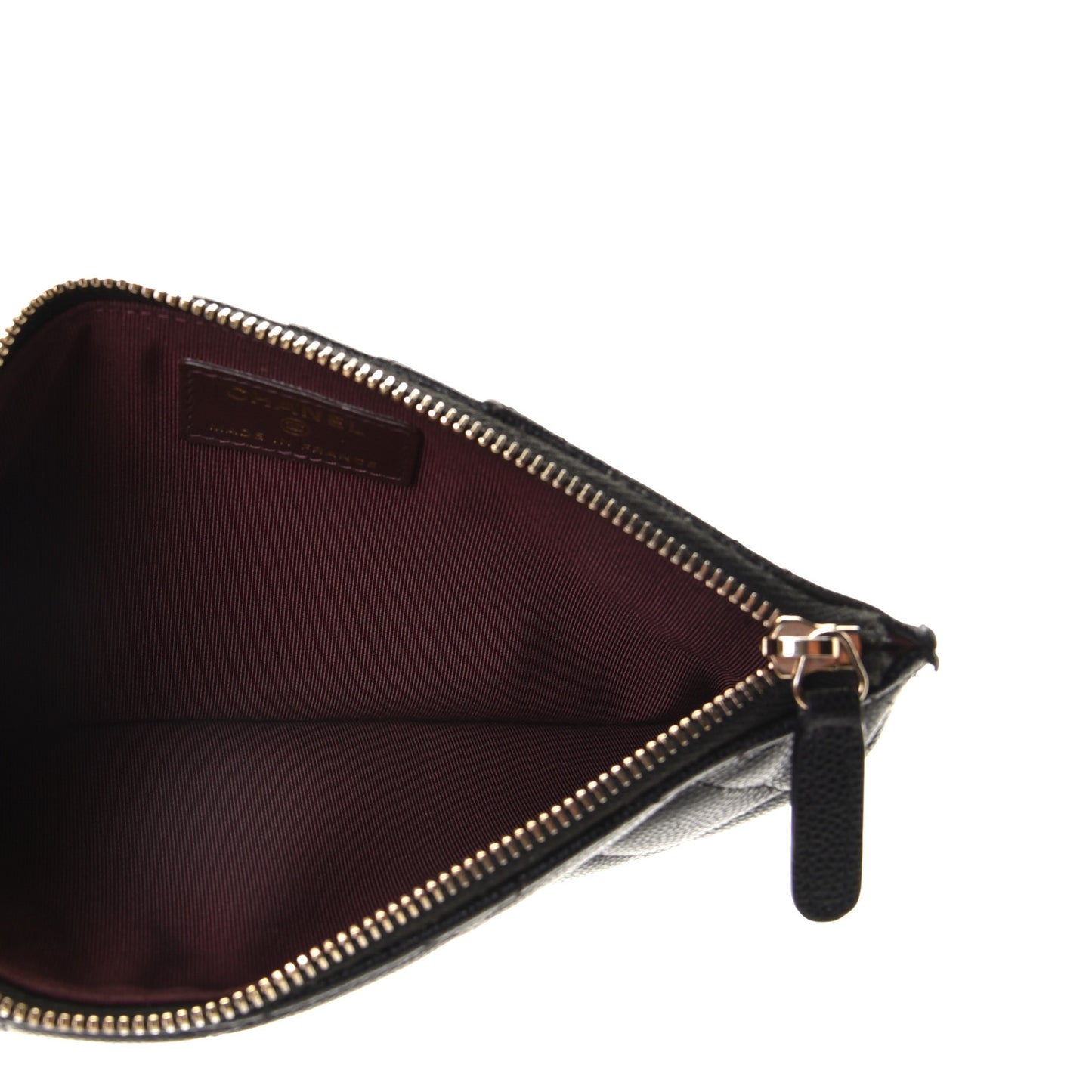 Caviar Quilted Classic iPhone Pouch Black