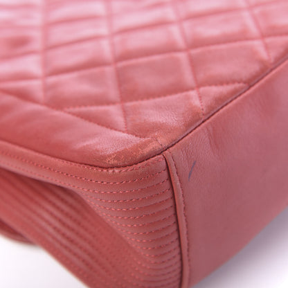 Chanel Lambskin Large Coco Rider Flap Red 9 of 17