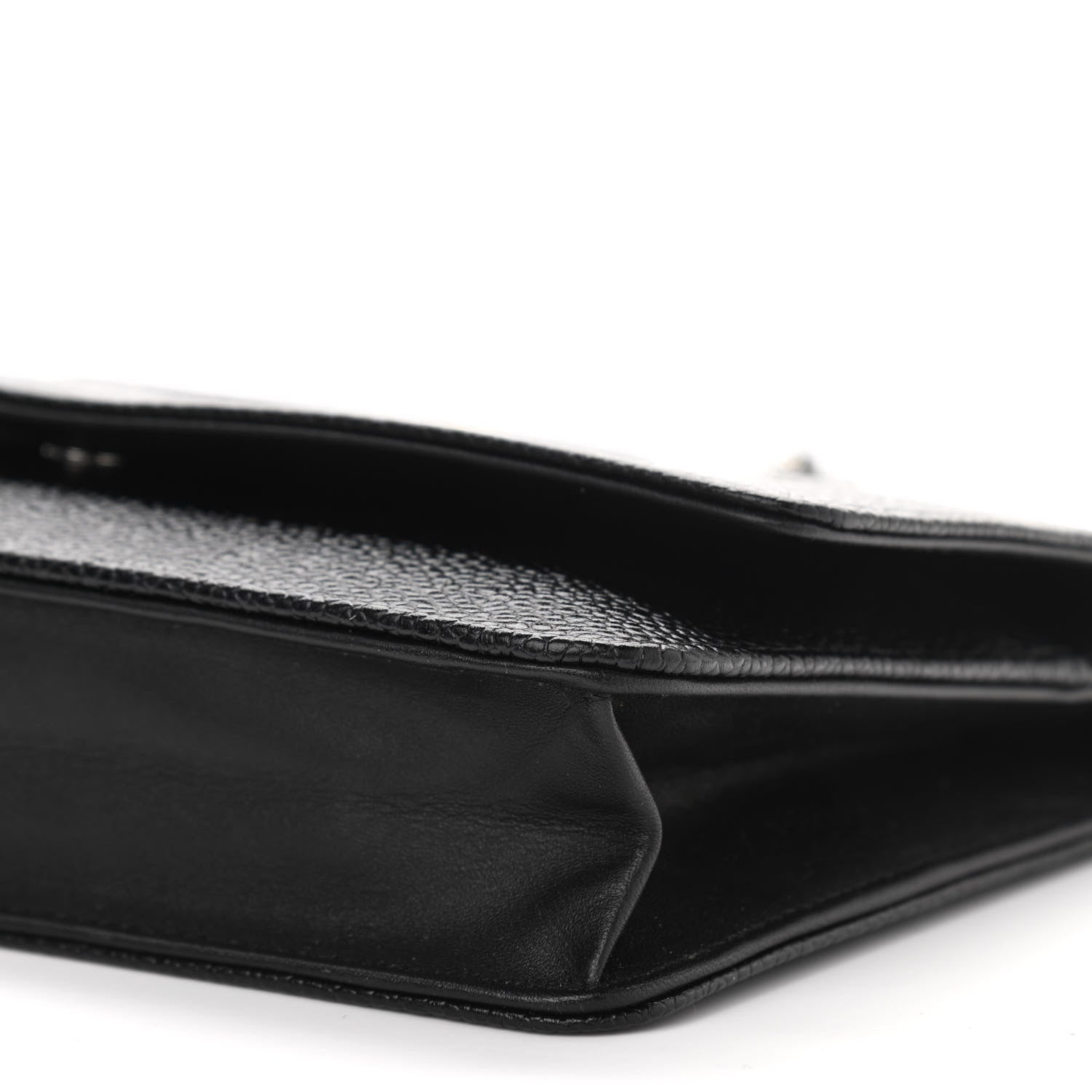 Chanel Caviar Timeless CC Wallet On Chain WOC Black 11 of 12