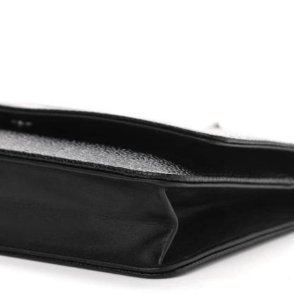 Chanel Caviar Timeless CC Wallet On Chain WOC Black 11 of 12