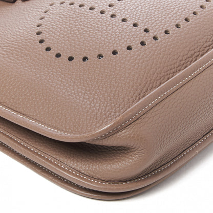 Hermes Taurillon Clemence Evelyne II PM Etoupe 5 of 7