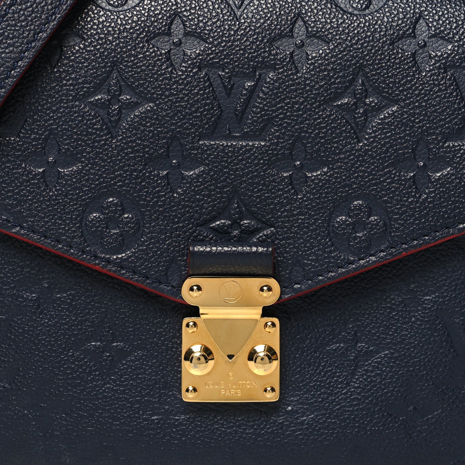 Louis Vuitton Empreinte Pochette Metis Marine Rouge 9 of 11
