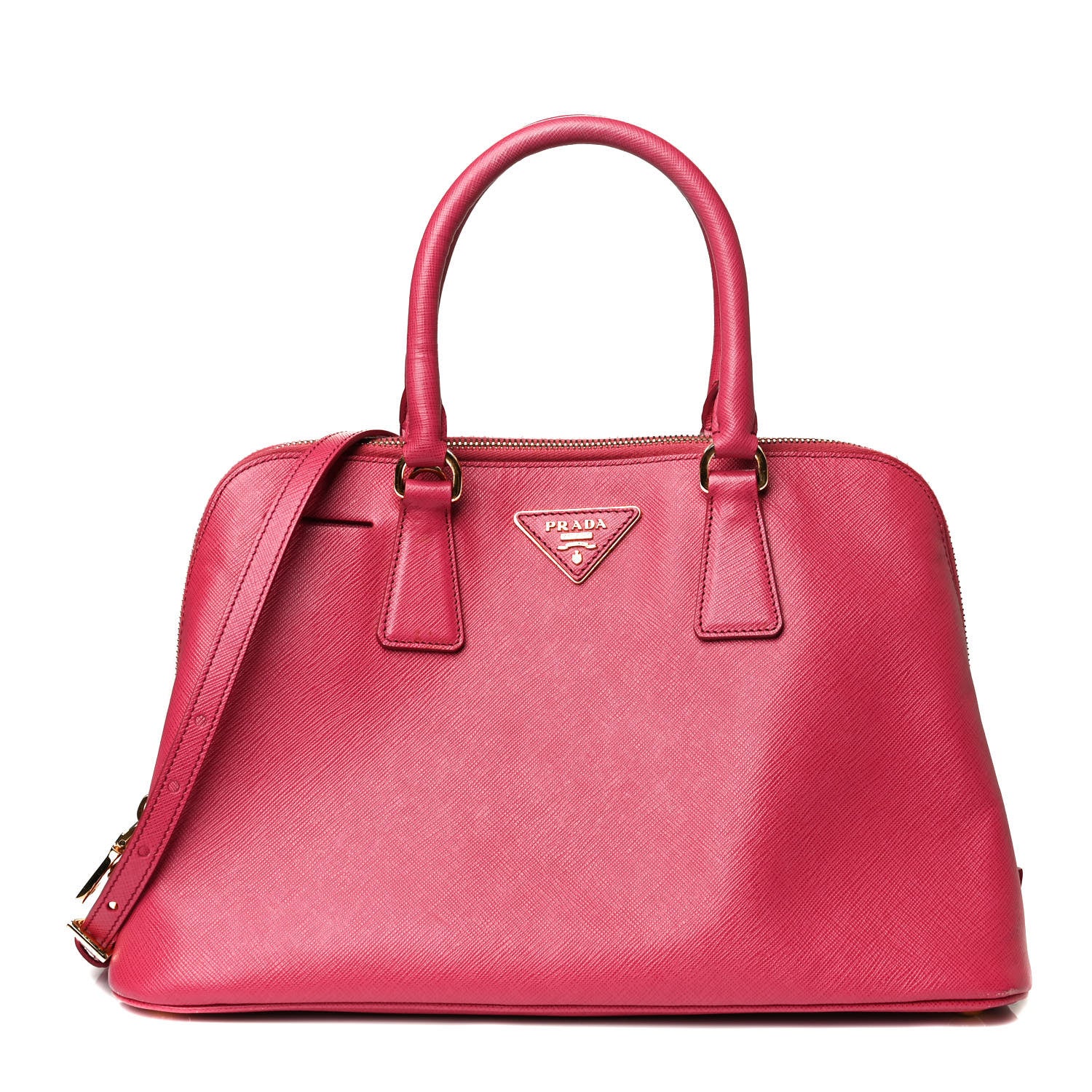 Prada Saffiano Lux Medium Promenade Tote Peonia 1 of 14