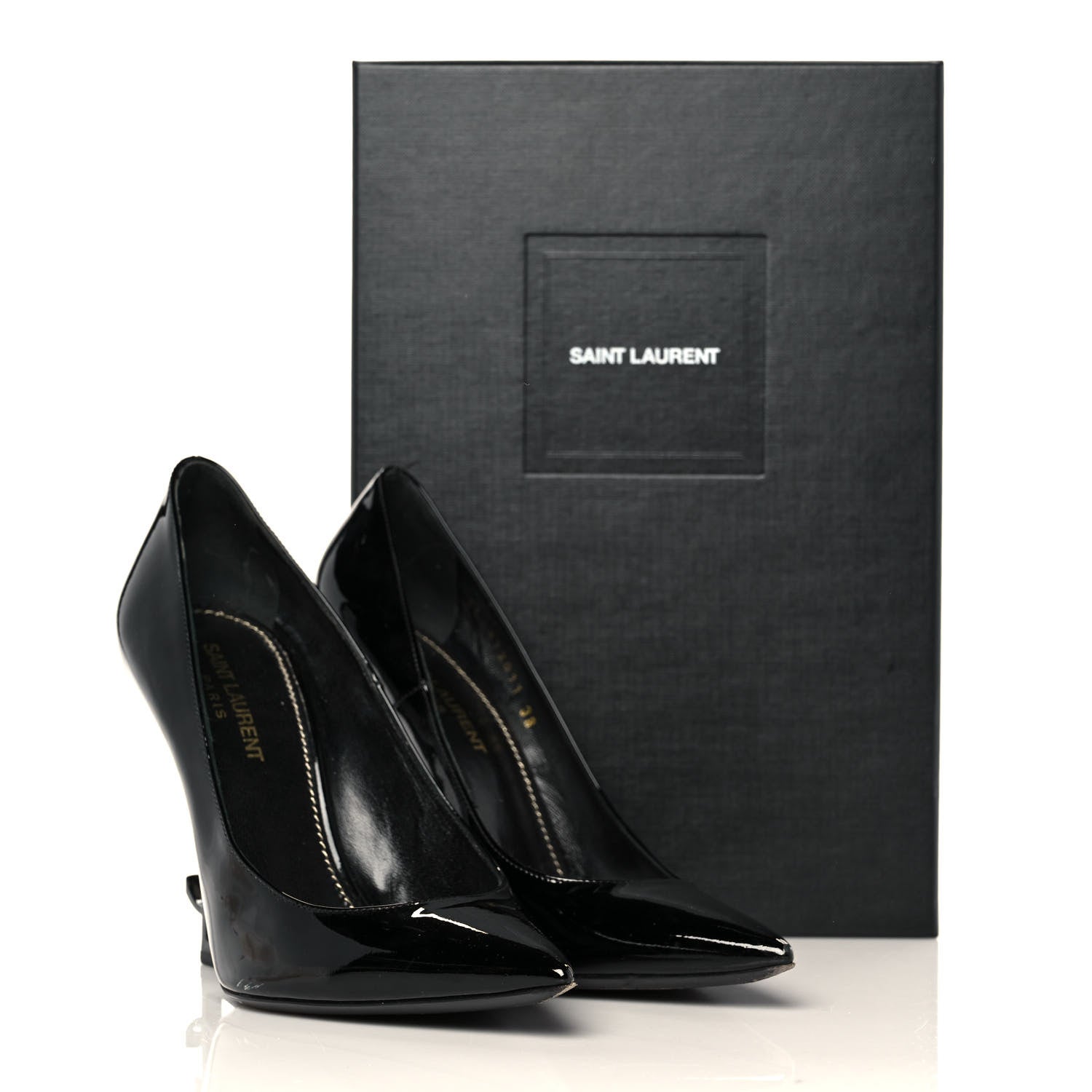 Saint Laurent Patent Opyum 110 Pumps 38 Black 10 of 10