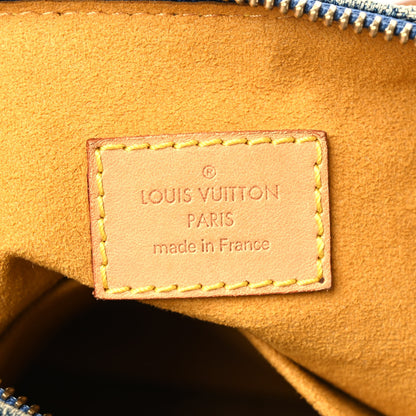 Louis Vuitton Monogram Denim Baggy PM Blue 6 of 8