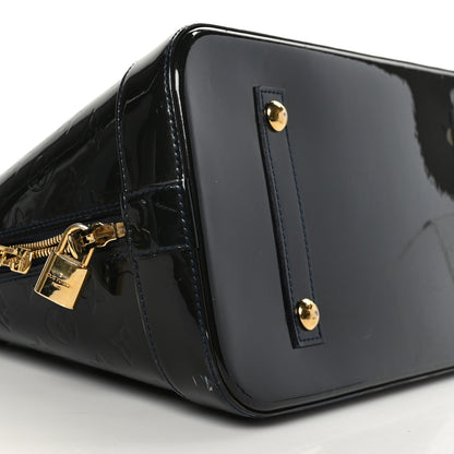 Louis Vuitton Vernis Alma GM Blue Infini 8 of 9