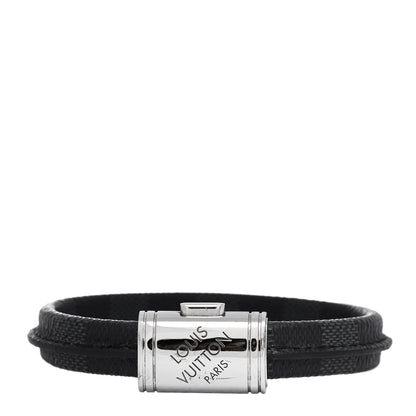 Louis Vuitton Damier Graphite Clip It Bracelet 1 of 5