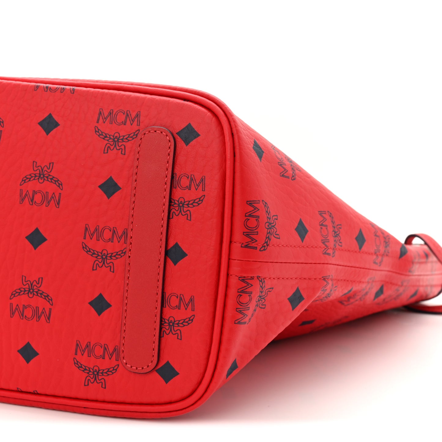 Visetos Medium Liz Reversible Shopper Tote Candy Red