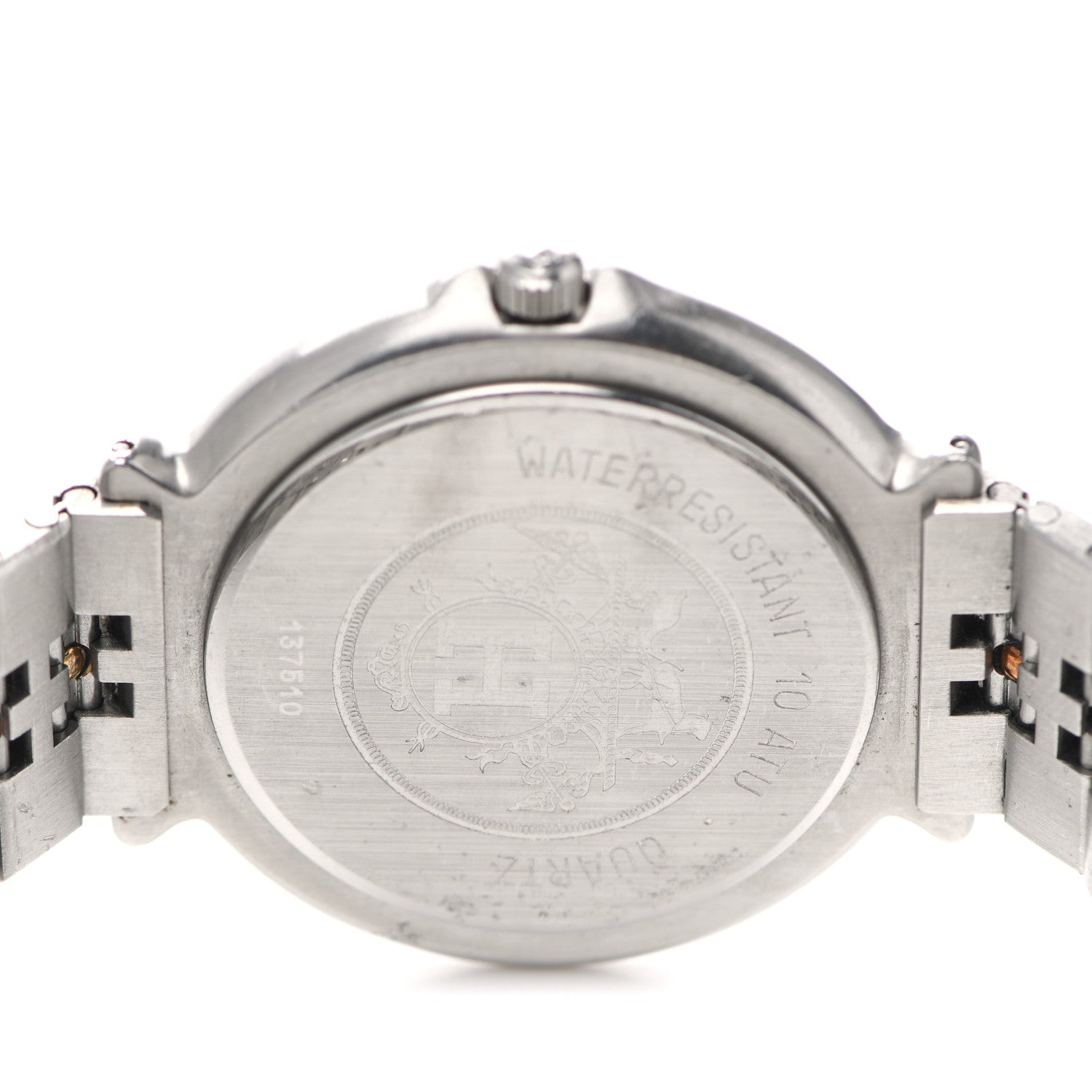 Hermes Stainless Steel 37mm Clipper Quartz Watch Gold 4 of 5