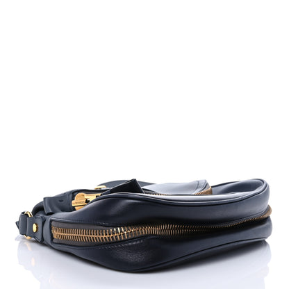 Tom Ford Calfskin Medium Jennifer Crossbody Bag Navy Blue 4 of 6