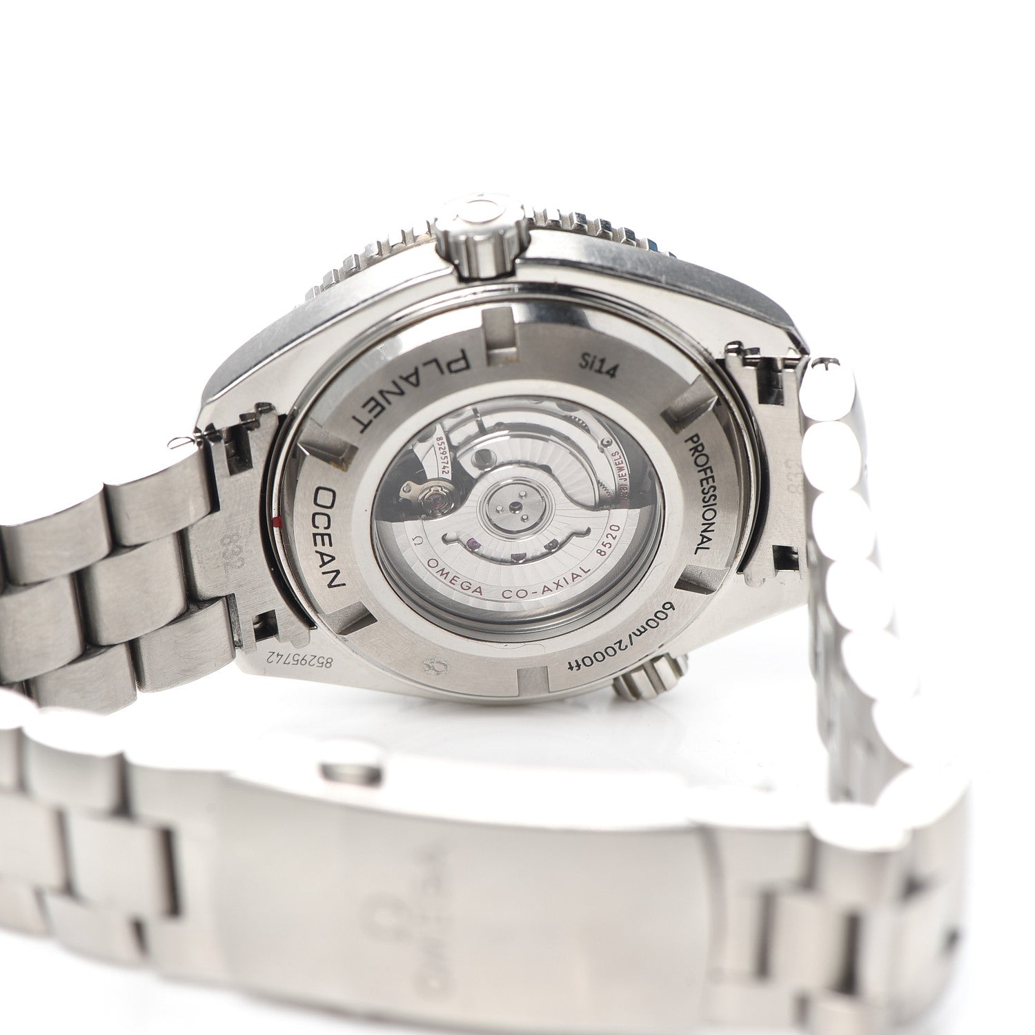 Omega Stainless Steel 37mm Seamaster Planet Ocean Automatic Watch White 232.30.38.20.04.001 4 of 5