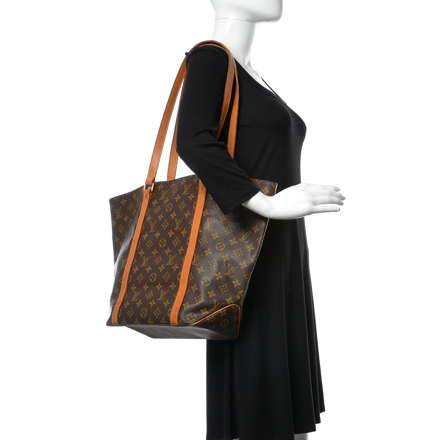 Louis Vuitton Monogram Sac Shopping Tote 2 of 11