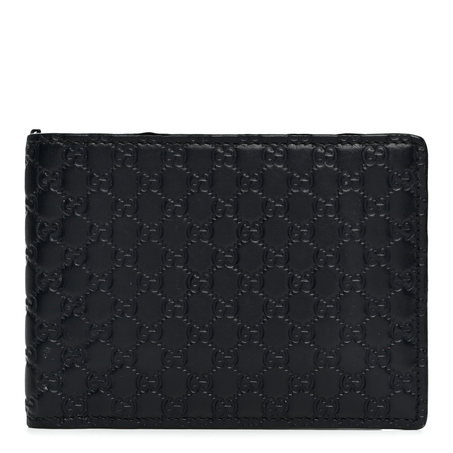 Gucci Microguccissima Bi-Fold Wallet Navy 1 of 11