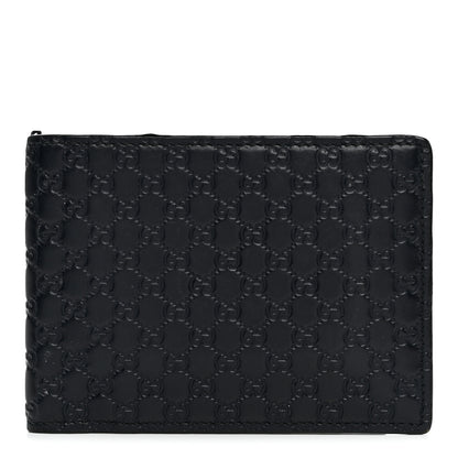 Gucci Microguccissima Bi-Fold Wallet Navy 1 of 11