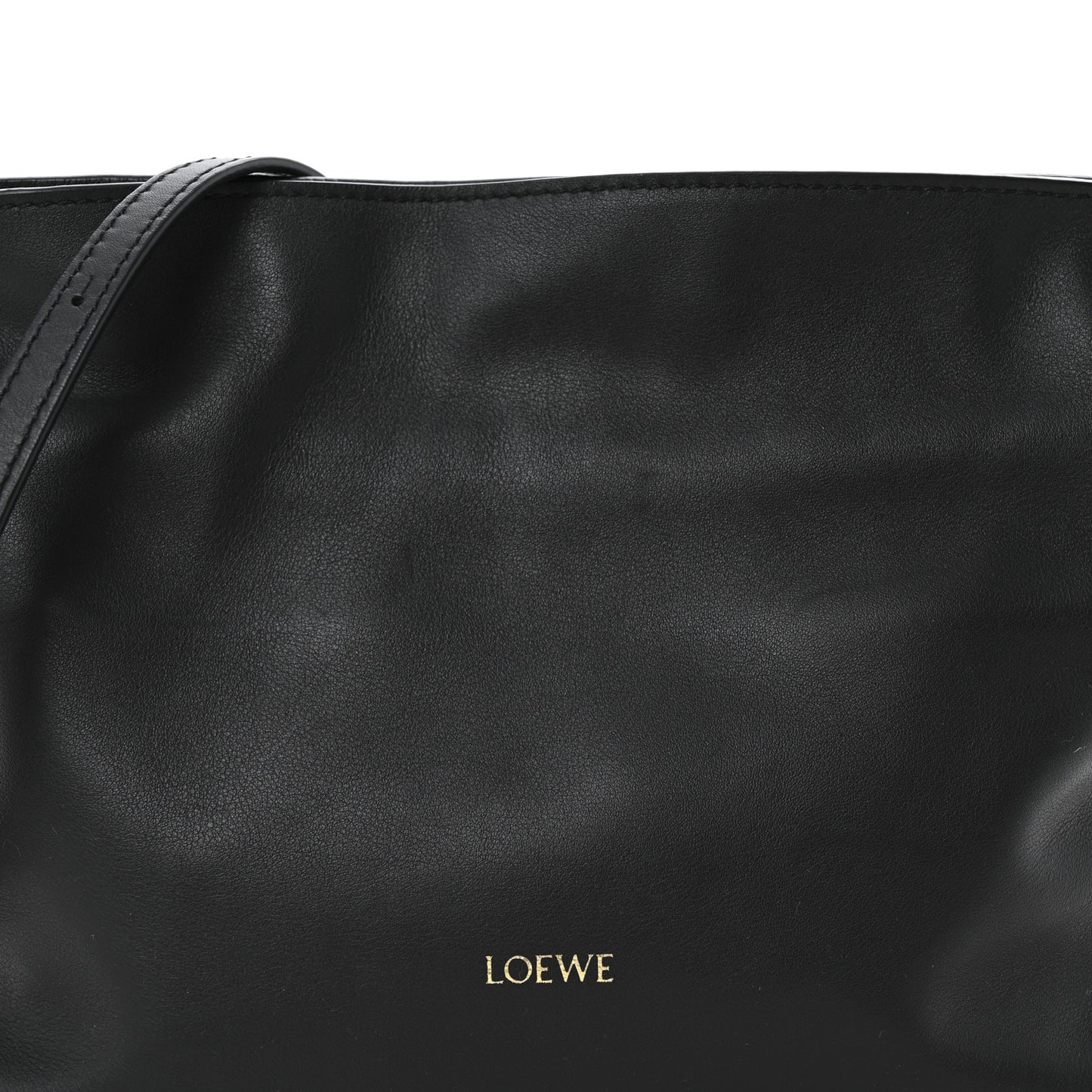 Calfskin Mini Flamenco Knot Clutch Black
