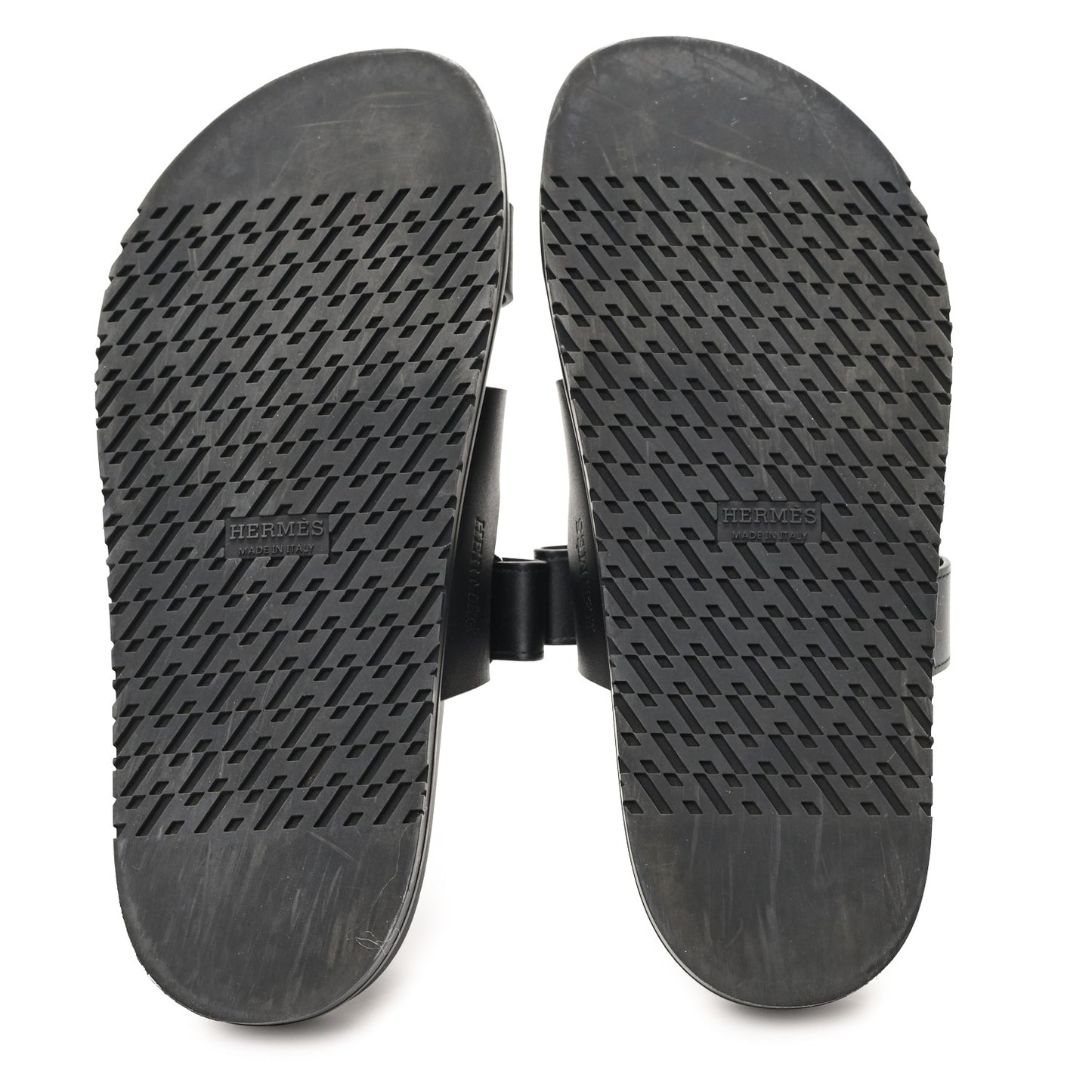 Calfskin Womens Chypre Sandals 40.5 Black