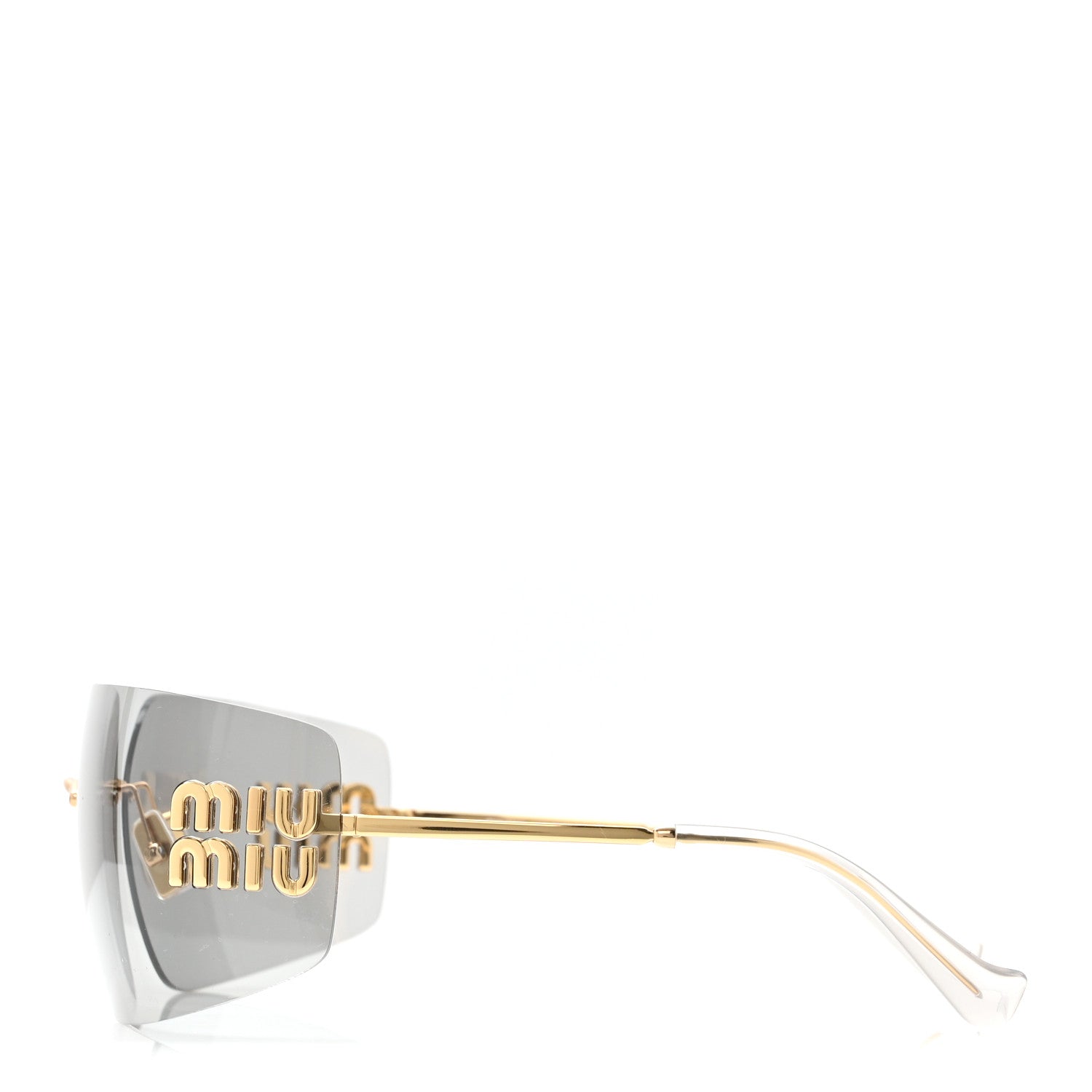 Miu Miu Metal Aube Sunglasses SMU54Y Light Gray 3 of 7