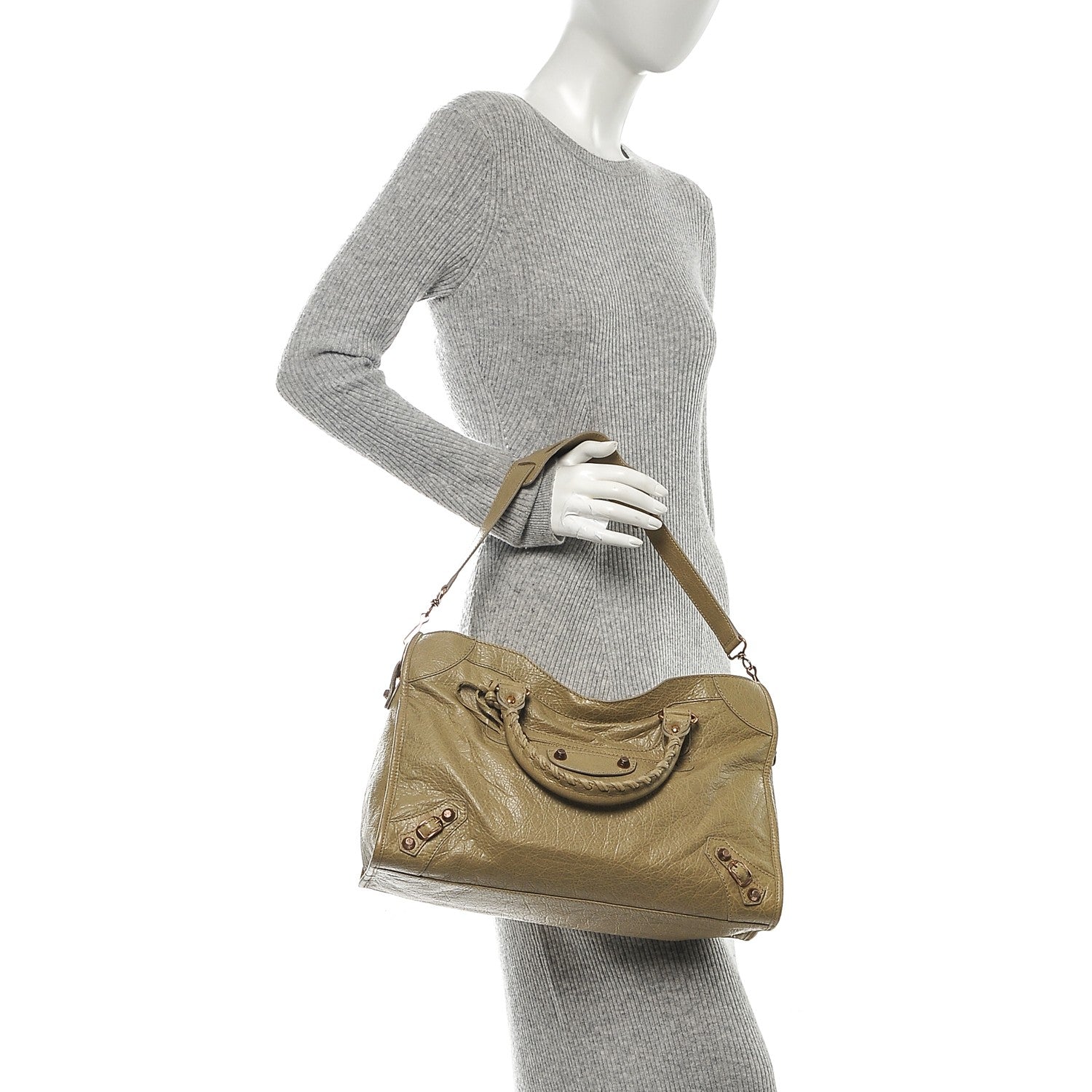 Balenciaga Agneau Giant 12 Rose Gold Hardware City Latte Beige 2 of 7