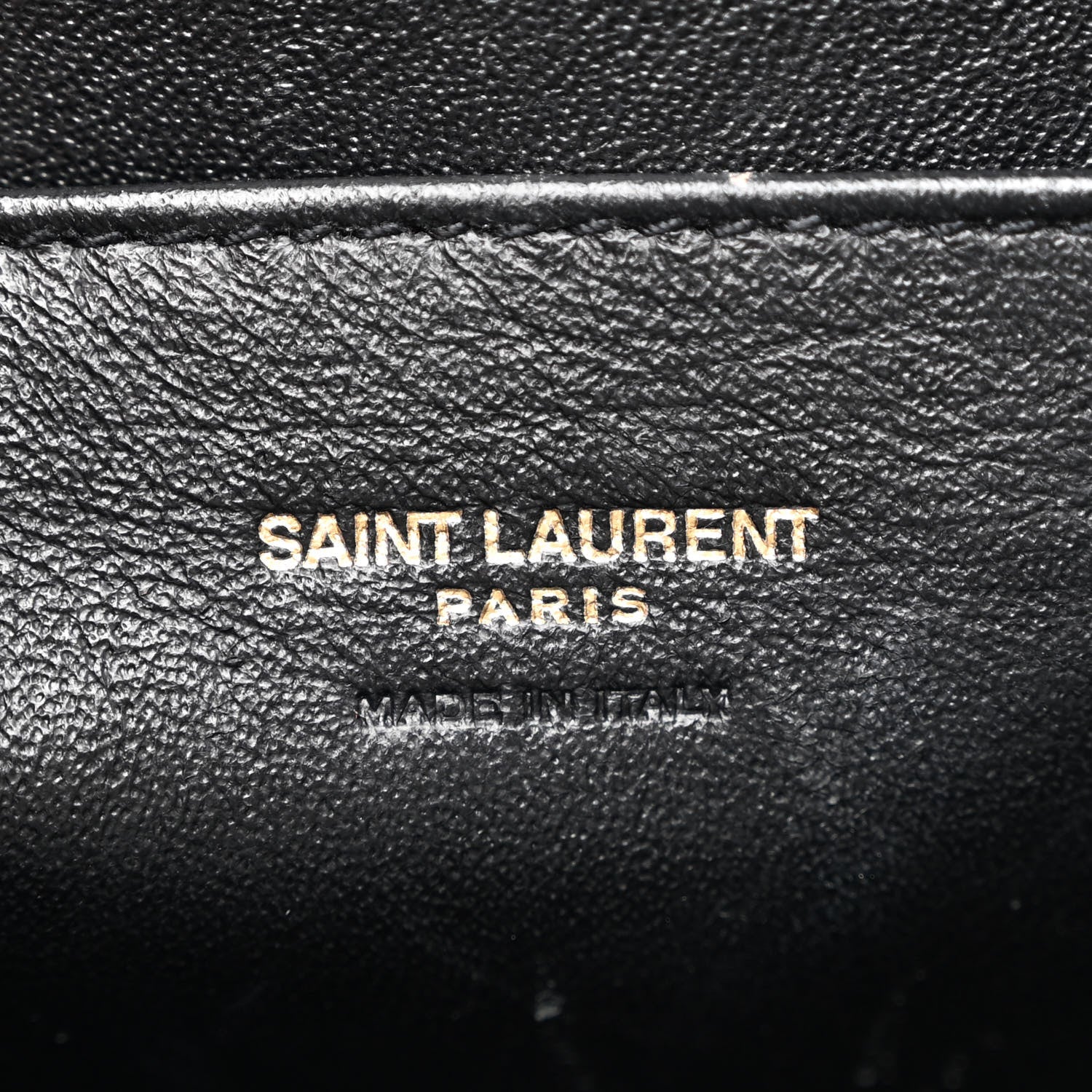 Saint Laurent Calfskin Monogram Baby Cabas Black 6 of 13