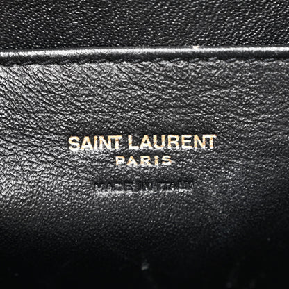 Saint Laurent Calfskin Monogram Baby Cabas Black 6 of 13
