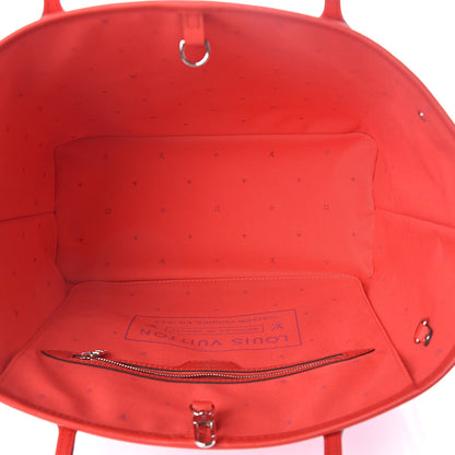 Louis Vuitton Monogram Escale Neverfull MM Rouge 5 of 10