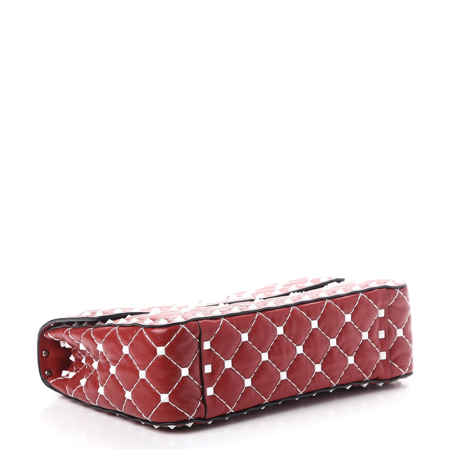 Lambskin Medium Free Rockstud Spike Shoulder Bag Rosso Valentino