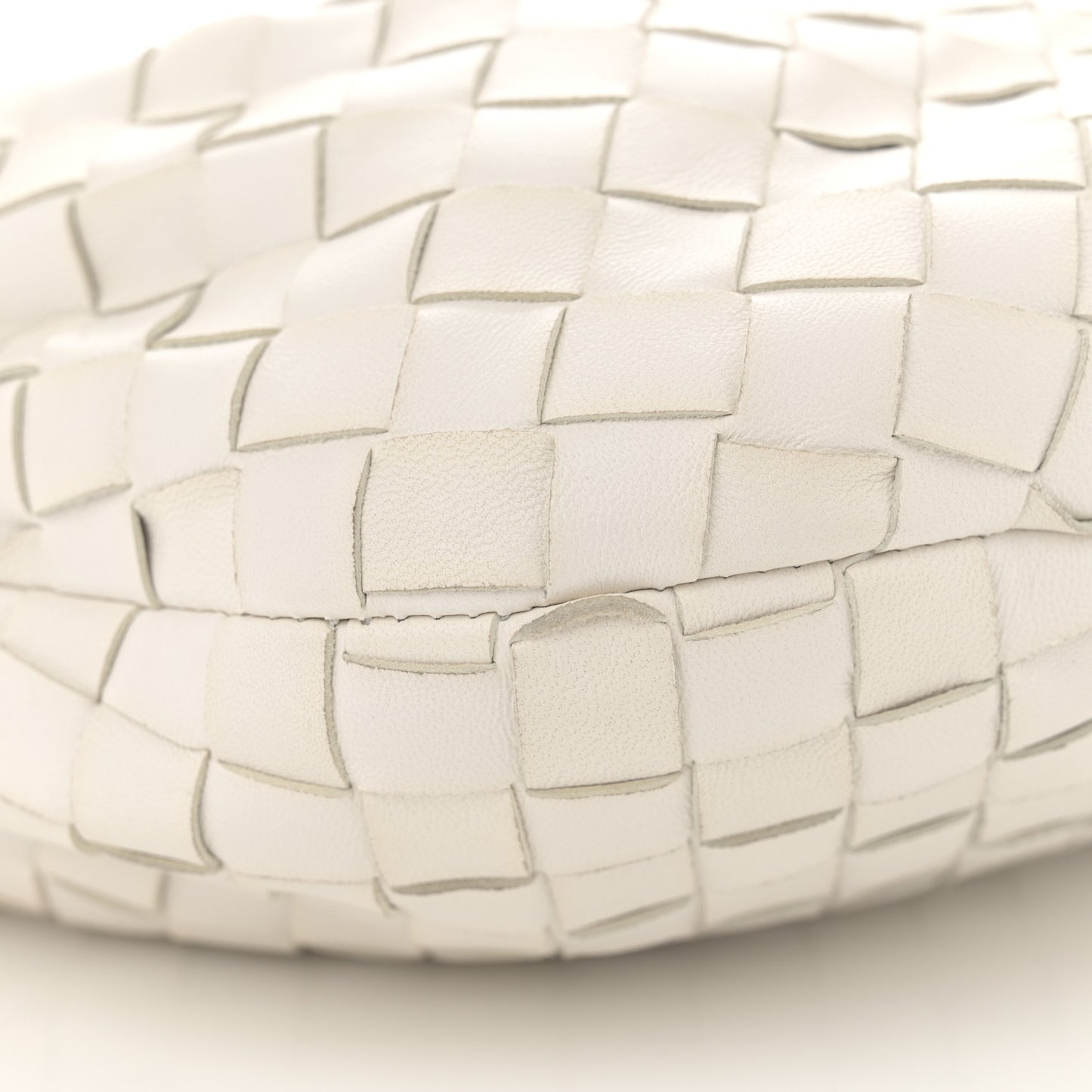 Nappa Intrecciato Teen Jodie Hobo White