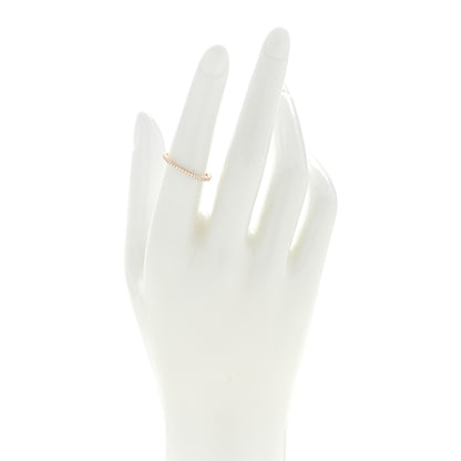 Cartier 18K Pink Gold Diamond 1.5mm Etincelle de Cartier Wedding Band Ring 53 6.5 2 of 4