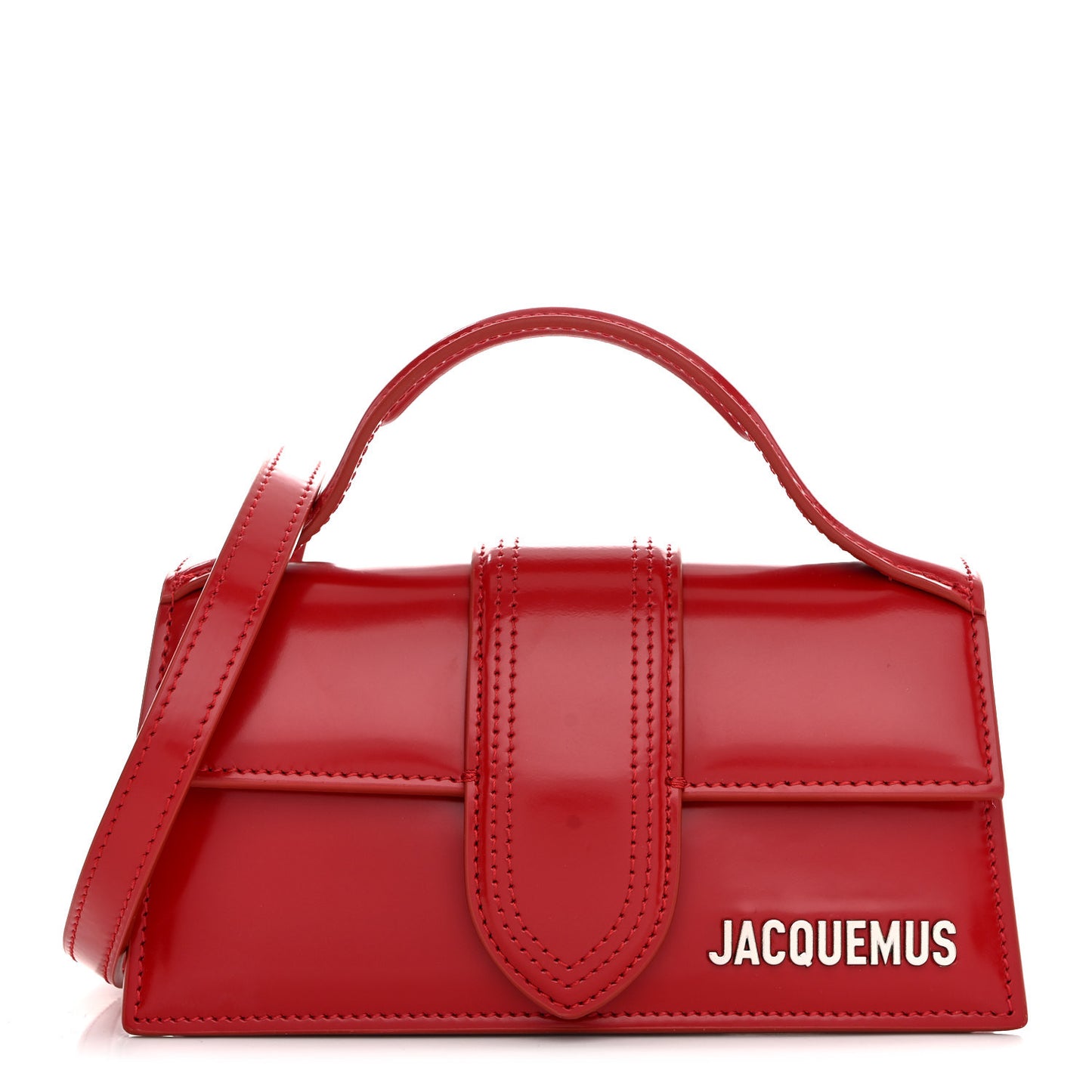 Glazed Calfskin Le Bambino Red