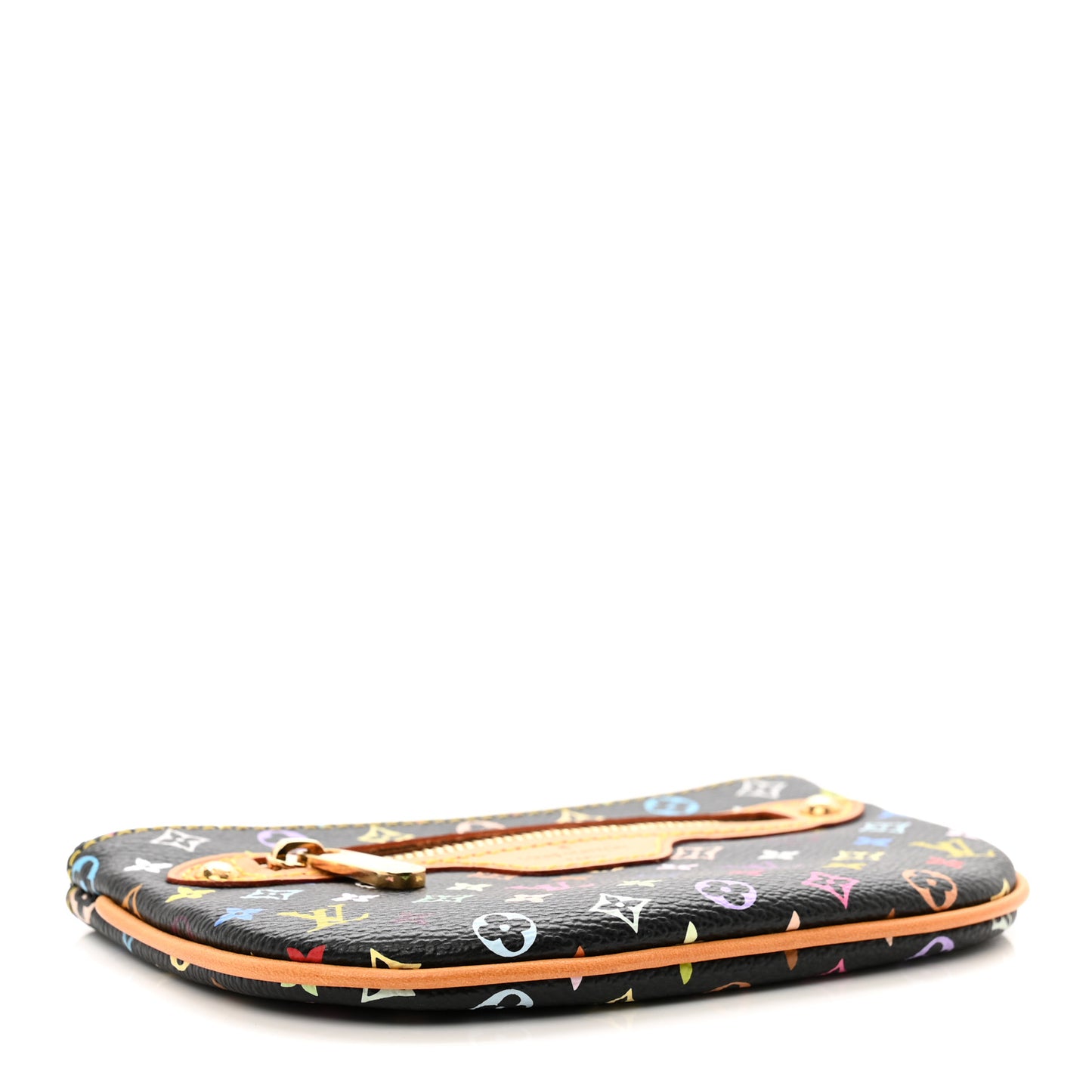 Monogram Multicolor Pochette Plate MM Black