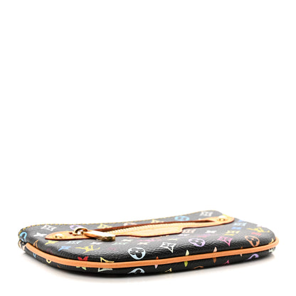 Louis Vuitton Monogram Multicolor Pochette Plate MM Black 4 of 6