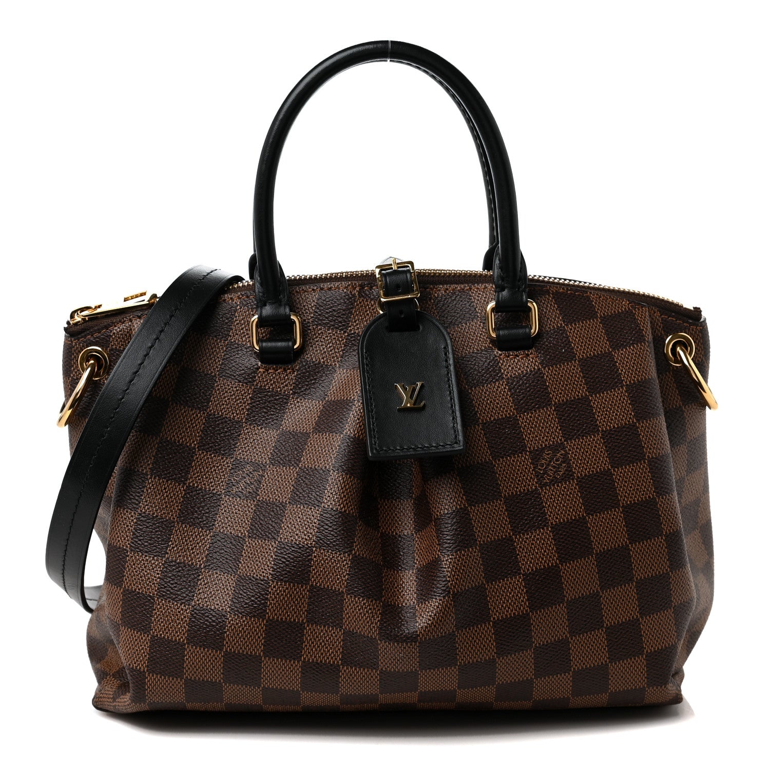Louis Vuitton Damier Ebene Odeon Tote PM Black 1 of 8