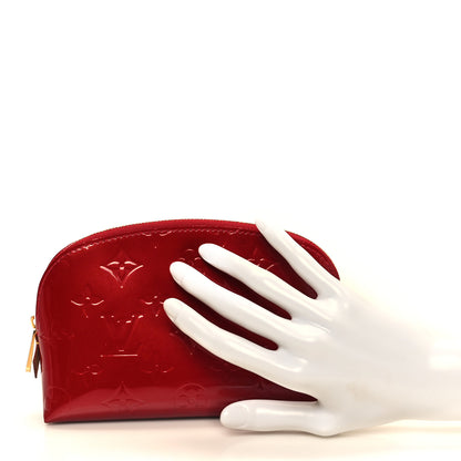 Louis Vuitton Vernis Cosmetic Pouch Cherry 2 of 10
