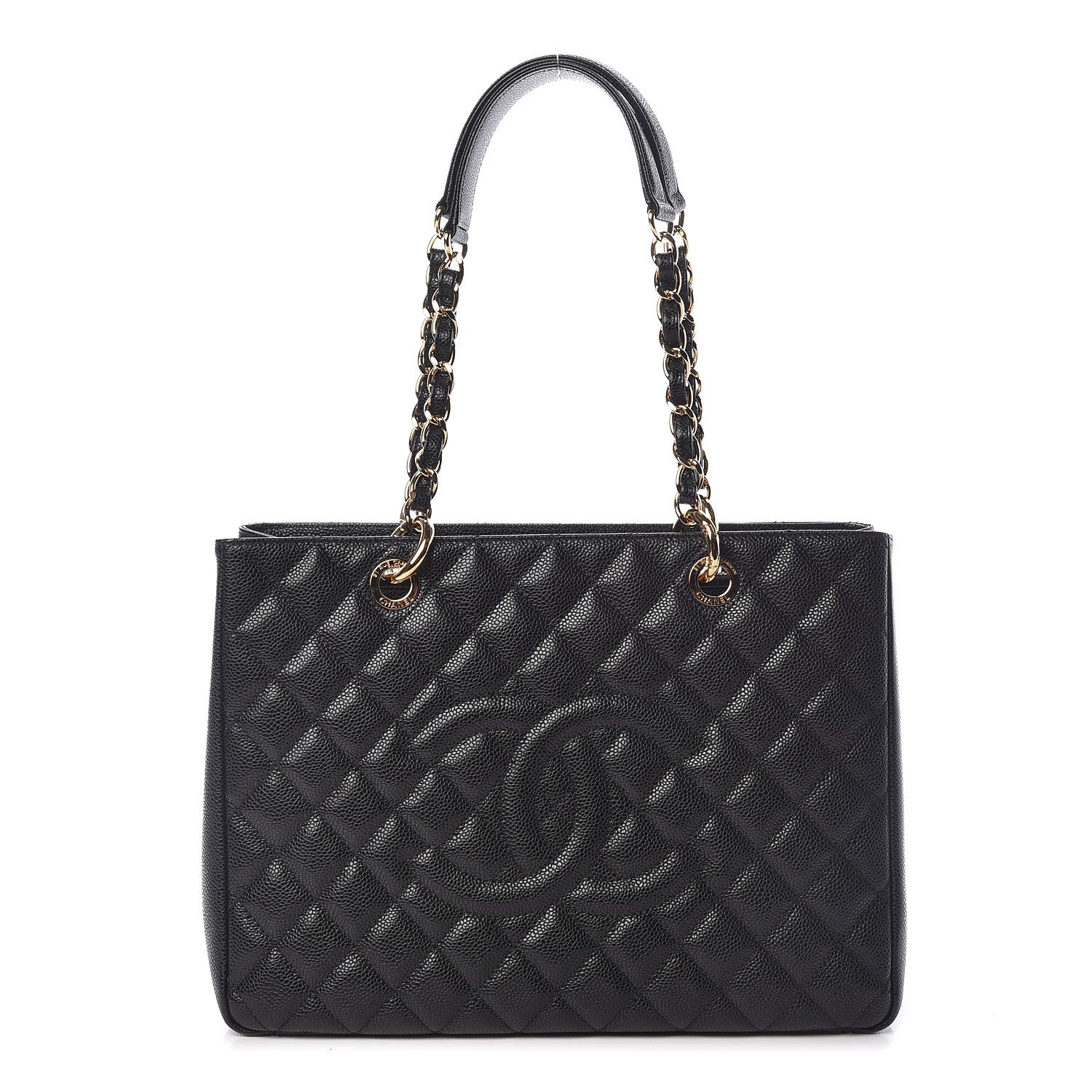 Chanel Caviar Quilted Grand Shopping Tote GST Black 1 of 11