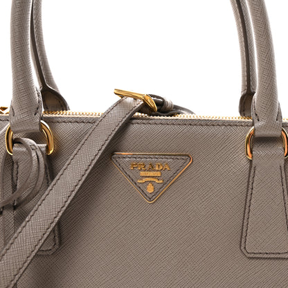 Prada Saffiano Lux Large Galleria Double Zip Tote Argilla 7 of 9