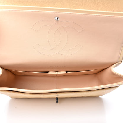 Chanel Caviar Quilted Maxi Double Flap Light Beige 5 of 10